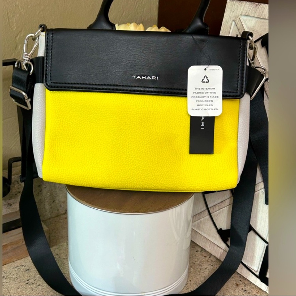 NWT Tahari Satchel Bag with Multi use Strap